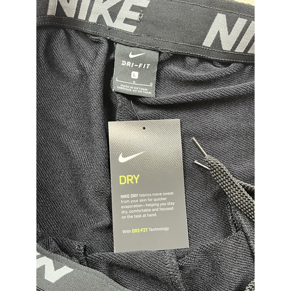 Nike Yoga Jogger Pants Men's Size Large Black Camo Sweatpants Dri-fit NWT - Picture 2 of 14